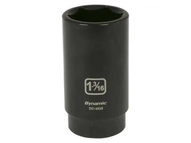DYNAMIC D014538 1/2' Drive Deep Socket, Black Phosphate, Tools 1/2' Drive 6