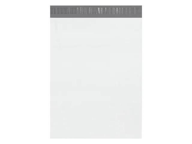 PARTNERS BRAND B861 Poly Mailers with Tear Strip, 14 1/2' x 19', White, PK500