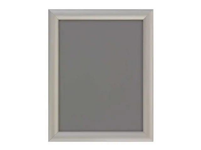 UNITED VISUAL PRODUCTS UVNSF811 Poster Frame,Silver,8-1/2 x 11in,Acrylic