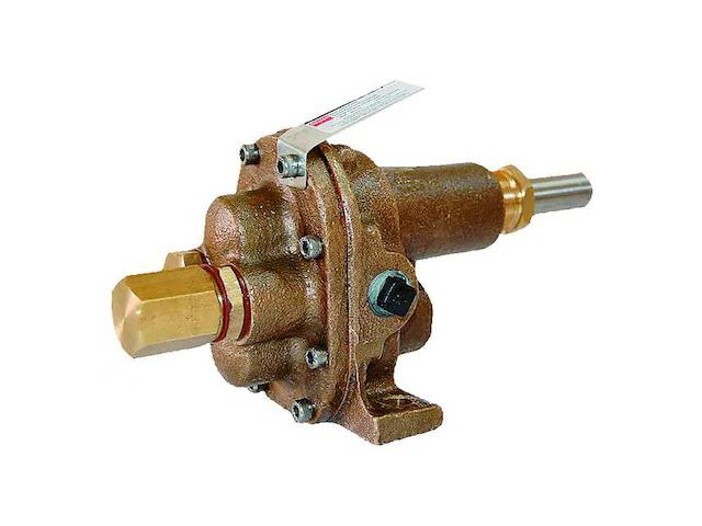 DAYTON 4KHH7 RotryGearPmpHead,Brz,1/4'InletDia,100psi