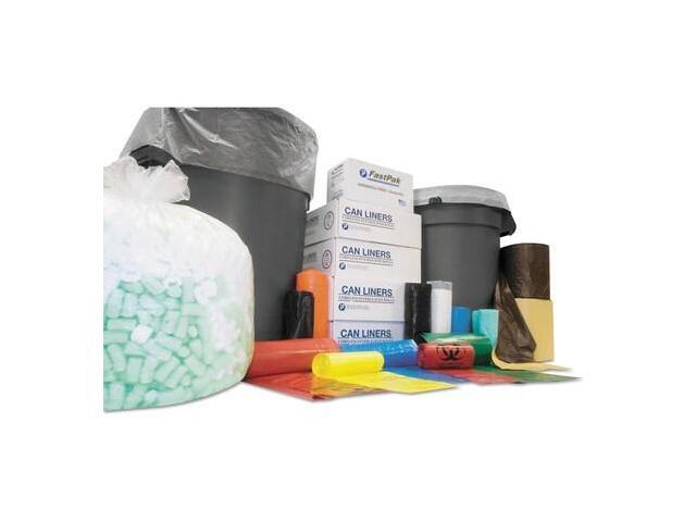 Inteplast Group S334011K High-Density Can Liner, 33 x 40, 33-Gallon, 11 Micron, Black, 25/Roll, 20 Rolls/Carton, 1 Carton