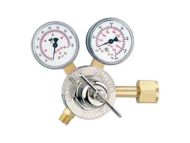 SMITH EQUIPMENT 30-100-540 Gas Regulator, Oxygen, Single Stage, 0.825'-14