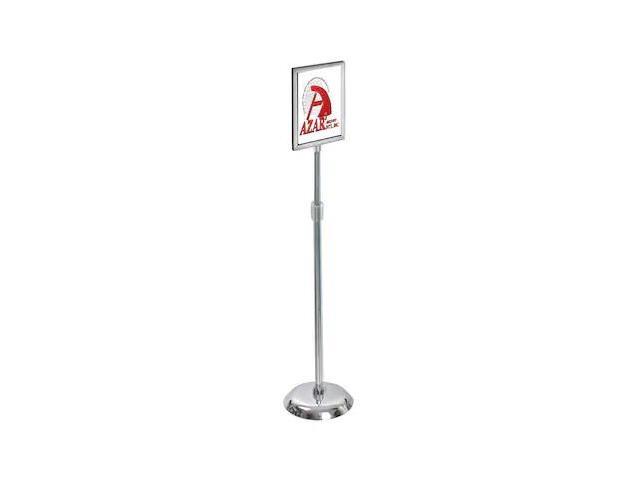 Azar Sign Holder 8.5' x 11' Silver Metal (300283)