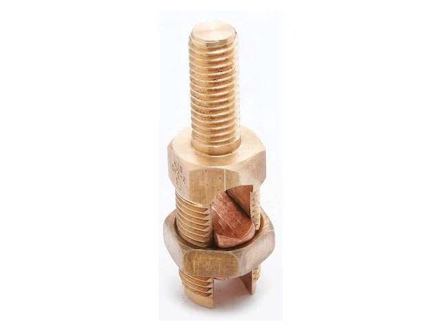 BURNDY K2C20 Bolt Connector,Bronze,Overall L 1.42in