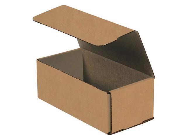 PARTNERS BRAND M753K Corrugated Mailers, 7 x 5 x 3, Kraft, 50/Bundle