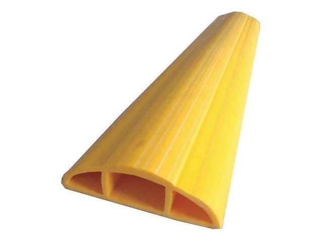 POWER FIRST 4CEJ5 Cable Protector, 3/4 in H, 5 ft L, 3 in W, 1 Channel, PVC,