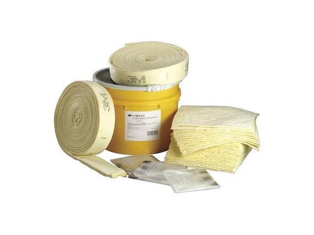 3M C-SKFL31 Spill Kit, 31 gal Volume Absorbed per Kit, 20 gal Capacity, Drum,
