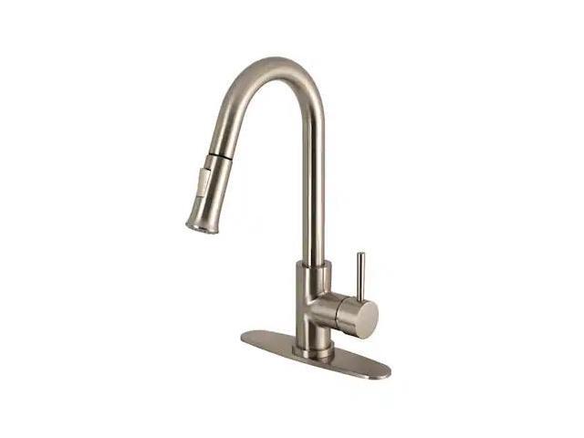 Gourmetier LS8405DL Concord Single-Handle Kitchen Faucet with Pull-Down Sprayer, Oil Rubbed Bronze