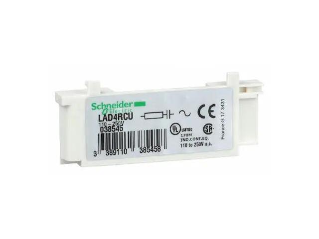SCHNEIDER ELECTRIC LAD4RCU Rc Transient Suppressor 110 To 250 Vac