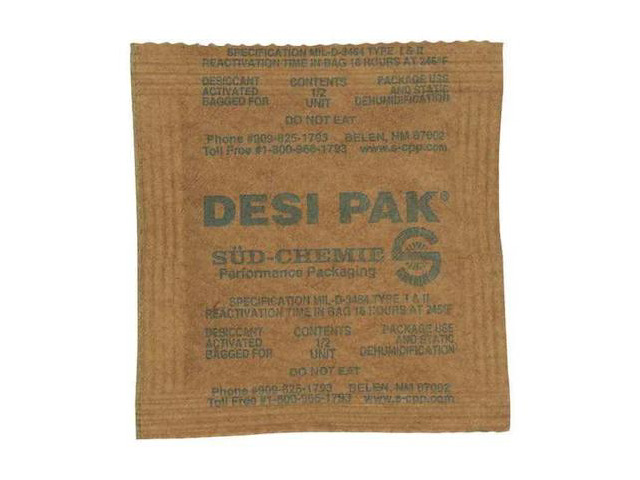 PARTNERS BRAND DES103 Clay Desiccants, 5 Gallon Pail, 3' x 3' x 1/4', Kraft,