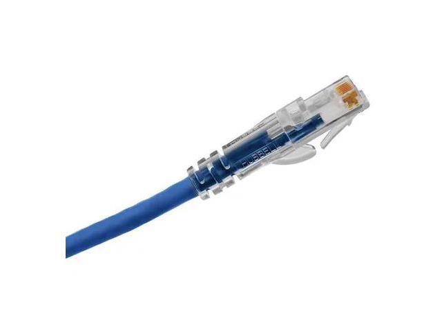 HUBBELL PREMISE WIRING HC6AB05 Ethernet Cable,Cat 6A,Blue,5 ft.