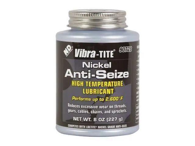 Nickel, Anti-Seize Compound, -65°F, 2600°F, 8 oz., Brush-Top Can