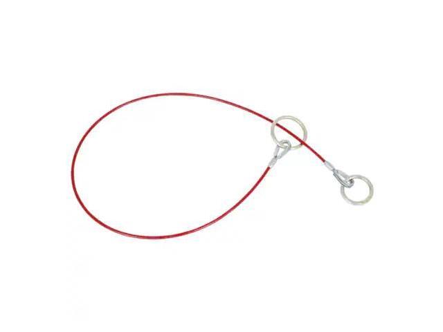 PEAKWORKS V8208603 3 Ft. Cable Anchor Sling with 2 O-Rings, 1/4' PVC Galvanized