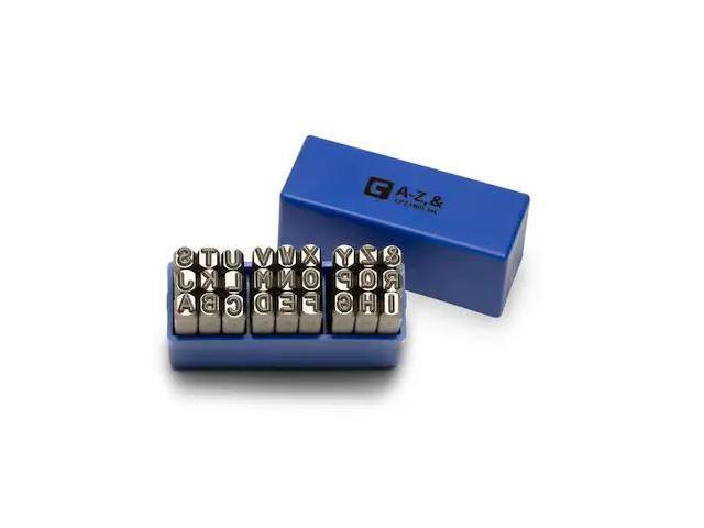 CAPRI TOOLS CP23100-14L Professional 1/4 in Letter Stamp Set, 27 pcs
