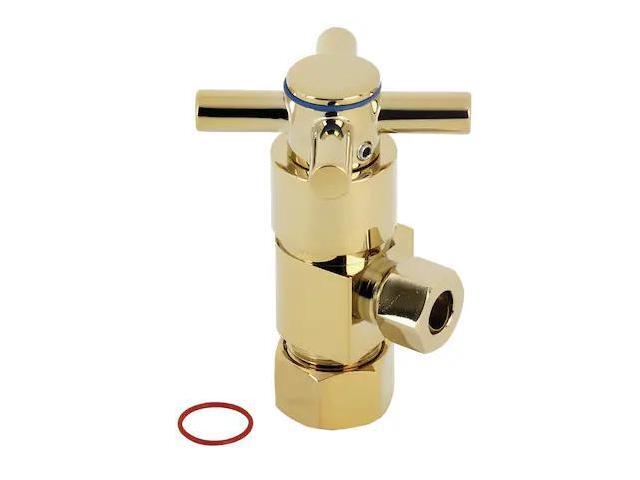 KINGSTON BRASS CD53302DX 1/2' O. Dx3/8' O. D Anti-Sz Qrtr Turn Ceramic Cartridge