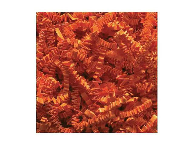 PARTNERS BRAND CP10J Crinkle Paper, 10 lb., Orange, 1/Case