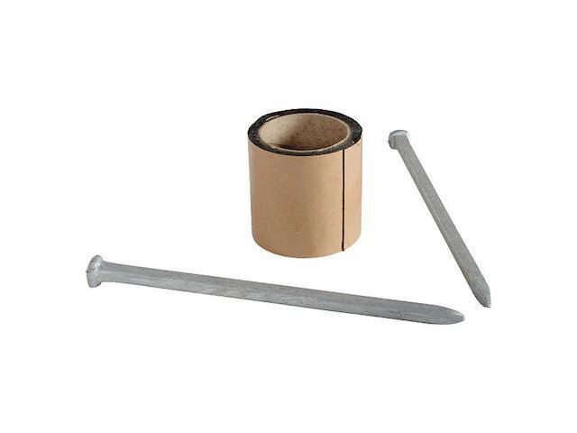 ZORO SELECT CS-AK-2 Asphalt Mounting Kit, Steel, 12-1/2' Height, 5-3/8' Length,