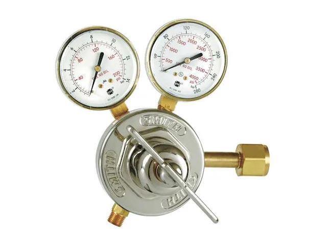 SMITH EQUIPMENT 40-175-540 Gas Regulator, Oxygen, Single Stage, 0.825'-14