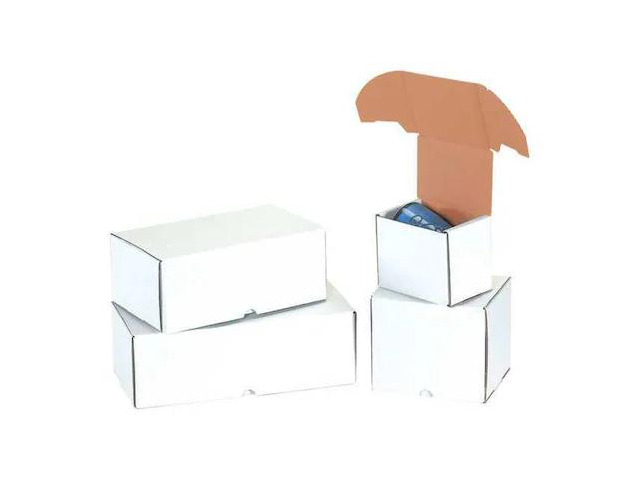 PARTNERS BRAND MEZ1475 Outside Tuck Mailers, 14 1/2' x 7 1/4' x 5', White,