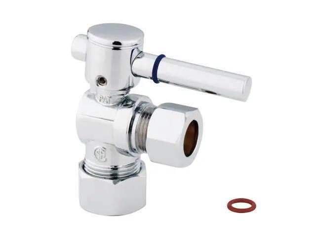 FAUCETURE CC54401DL CC54401DL 5/8' OD Comp X 1/2' OD Comp Angle Stop