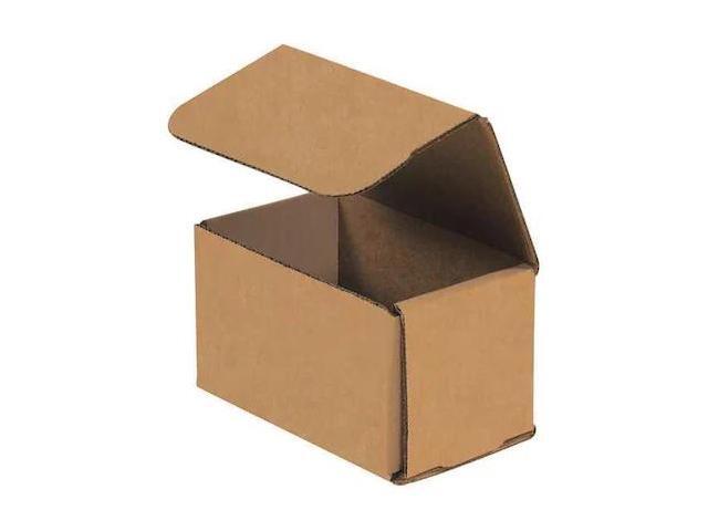 PARTNERS BRAND M535 Corrugated Mailers, 5' x 3' x 5', White, 50/Bundle