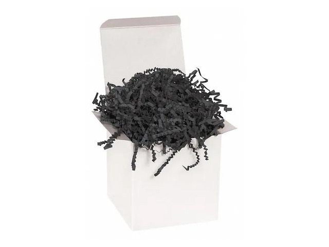 PARTNERS BRAND CP40U Crinkle Paper, Black, 40 Lbs./Case