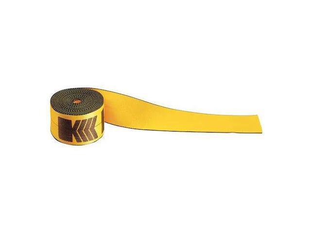 KINEDYNE 423000GRA Winch Strap,30 ft. x 4 In.,5400 lb.