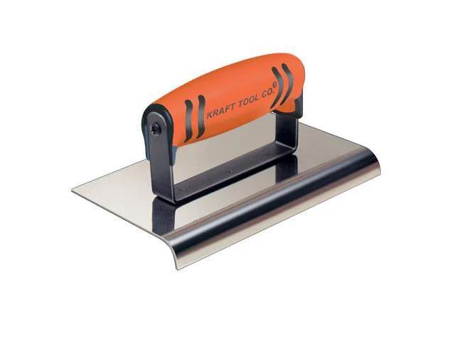 KRAFT TOOL CF136PF Stainless Steel Cement Edg,6' x 6' 1/8'R