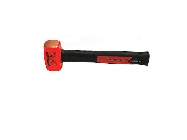 GROZ 34602 Copper Head Sledge Hammers, 2.5 lb., 12'