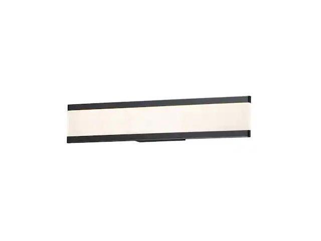 MAXIM LIGHTING 24754FTBK Visor 2-Light 24' Wide Black Vanity Light