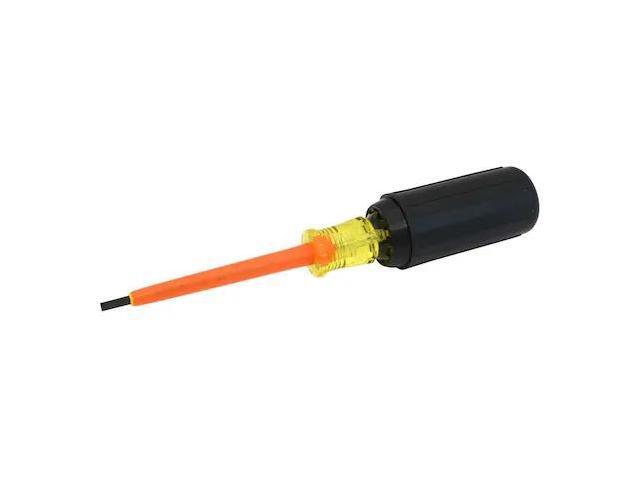 GRAY TOOLS 30403-I Electrician's Slotted Screwdriver, 3' Blade L, .016 X 1/8'