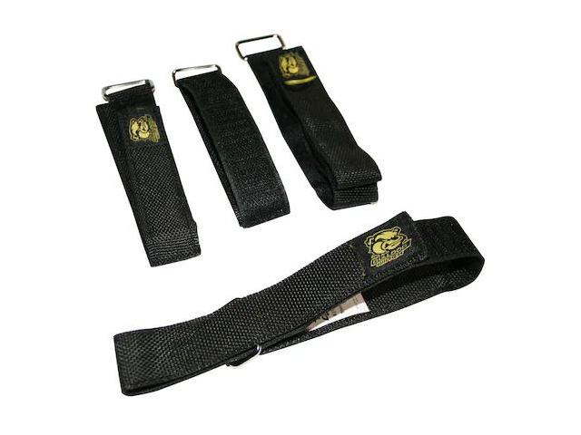 Storage Cinch Straps 4 Pcs Black Bulldog Winch