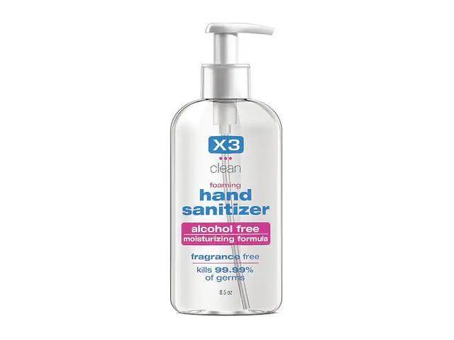Hand Sanitizer,Size 8.5 oz.,Foam X3 CLEAN 10010