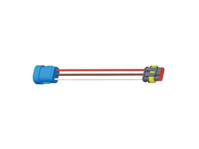 GROTE 66860 3-Wire Connector,Fem Pin to Hard Shell