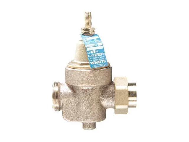 WATTS REGULATOR 1' LFN55BM1-U Water Pressure Reducing Valve,4-7/8 in. L