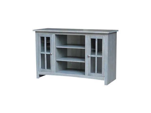 INTERNATIONAL CONCEPTS TV105-34 48' Entertainment / TV Stand with 2 Doors,