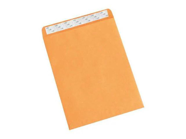 PARTNERS BRAND EN1061 Self-Seal Envelopes, 10' x 13', Kraft, PK500