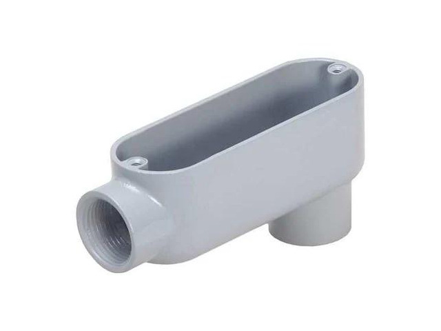RACO LB100 Conduit Outlet Body,Aluminum,Trd Sz 1in