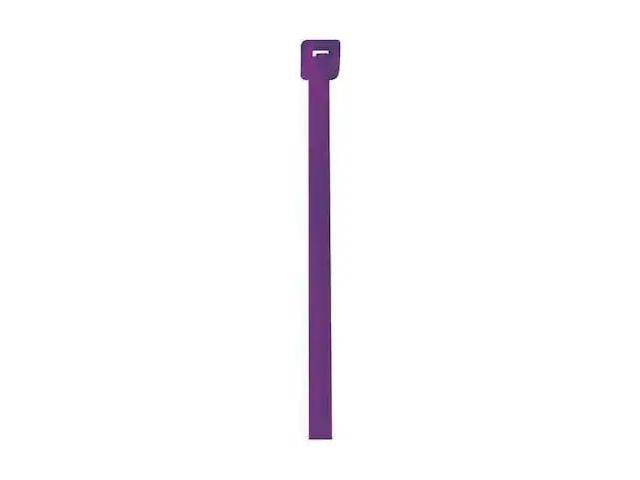 PARTNERS BRAND CT422E 4' L, Purple Cable Tie, PK 1000
