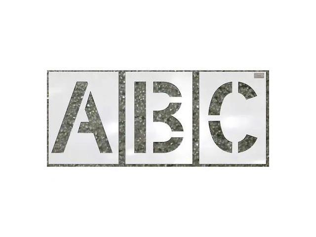 C. H. HANSON 70412 Stencil,Letter Kit,29pcs.,4 x 2-3/4 In., 70412