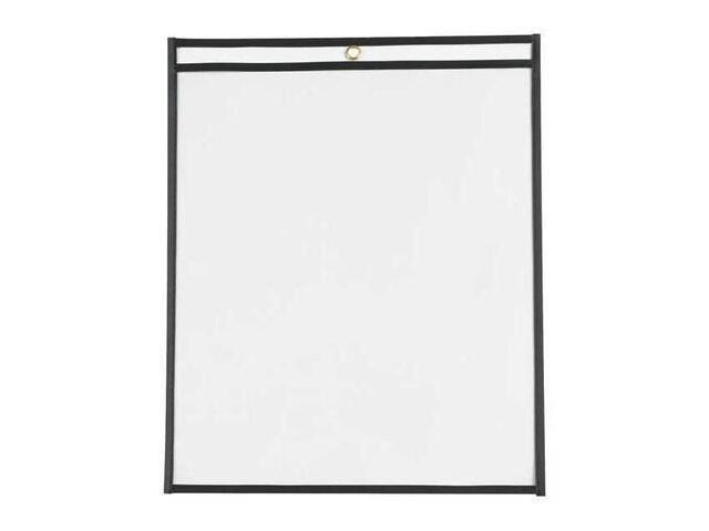 PARTNERS BRAND JTH108 Stitched Job Ticket Holders, 12 x 15, Black, PK25