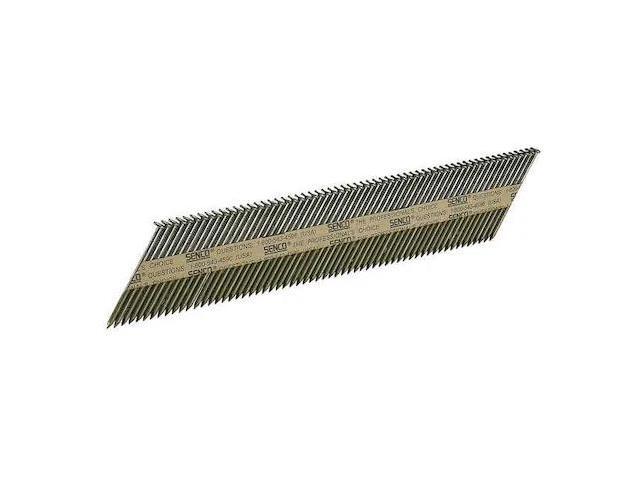 SENCO KC27APBX Collated Framing Nail, 3 in L, Bright, Clipped Head, 34 Degrees,