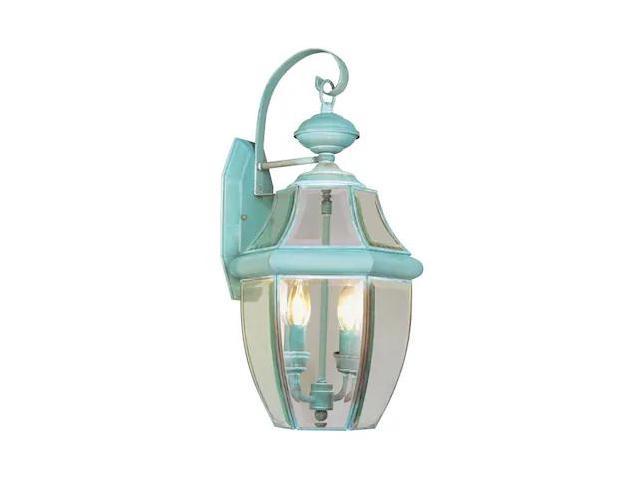 Photos - Light Bulb LIVEX LIGHTING 2251-06 Monterey 2 Light Verdigris Outdoor Wall