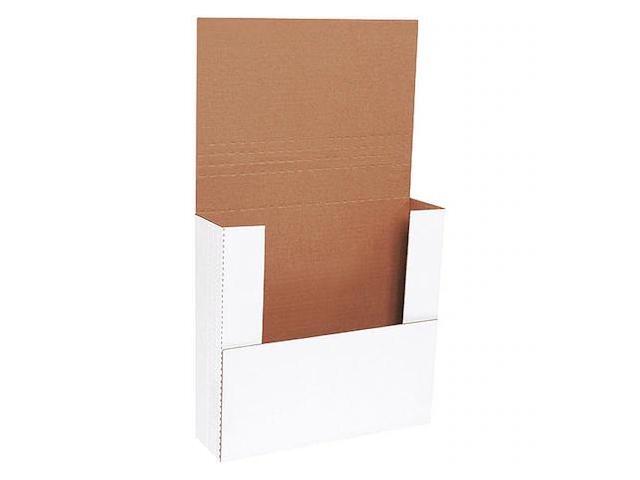 PARTNERS BRAND M12113BF Easy-Fold Mailers, 12 x 11 1/2 x 3, White, 50/Bundle