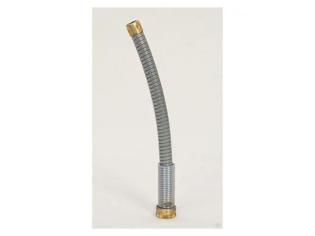 EAGLE MFG FD25 Flexible Spout, Steel, Silver, .875 in Dia.