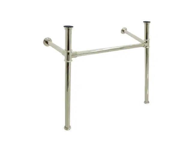 VPB13686 Stainless Steel Console Leg for Bath Console Vanity, Polished Nickel