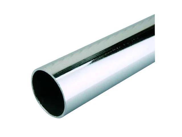 JOHN STERLING 0015-6CH Closet Pole,Chrome,72 in L