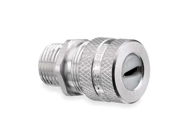 HUBBELL WIRING DEVICE-KELLEMS UFC0001 Underground Cord Connector,1/2 in.,Gray