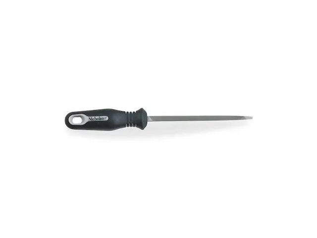 CRESCENT NICHOLSON 21748HNN 8' Flat Double Cut Bastard File with Ergonomic