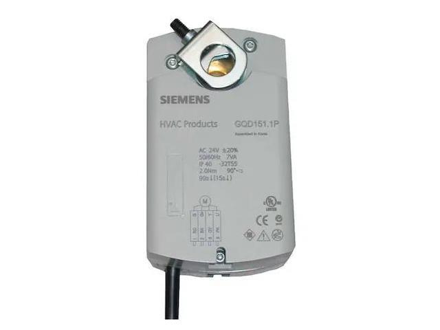 SIEMENS GQD221.1U Electric Actuator,20 in.-lb.,120VAC